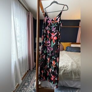 MINKPINK Black Orchids Maxi Dress